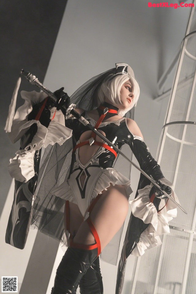 Shirogane Cosplay 2B ヨルハ２号Ｂ型 Bride Ver. No.41bccb