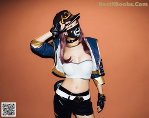 Mona (모나) - Akali (KDA) - Moon Night Snap (68 photos)