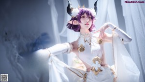 阿包也是兔娘 Cosplay 碧蓝幻想古蕾娅 龙娘